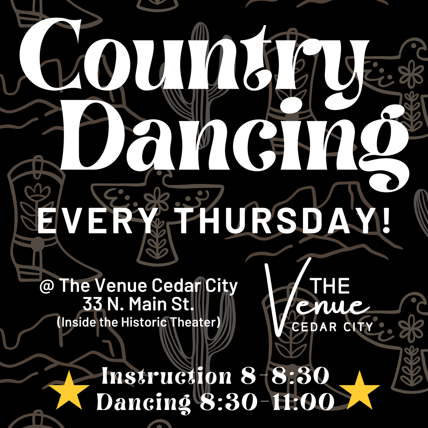 Country Dance - SINGLE ADMISSION TICKET